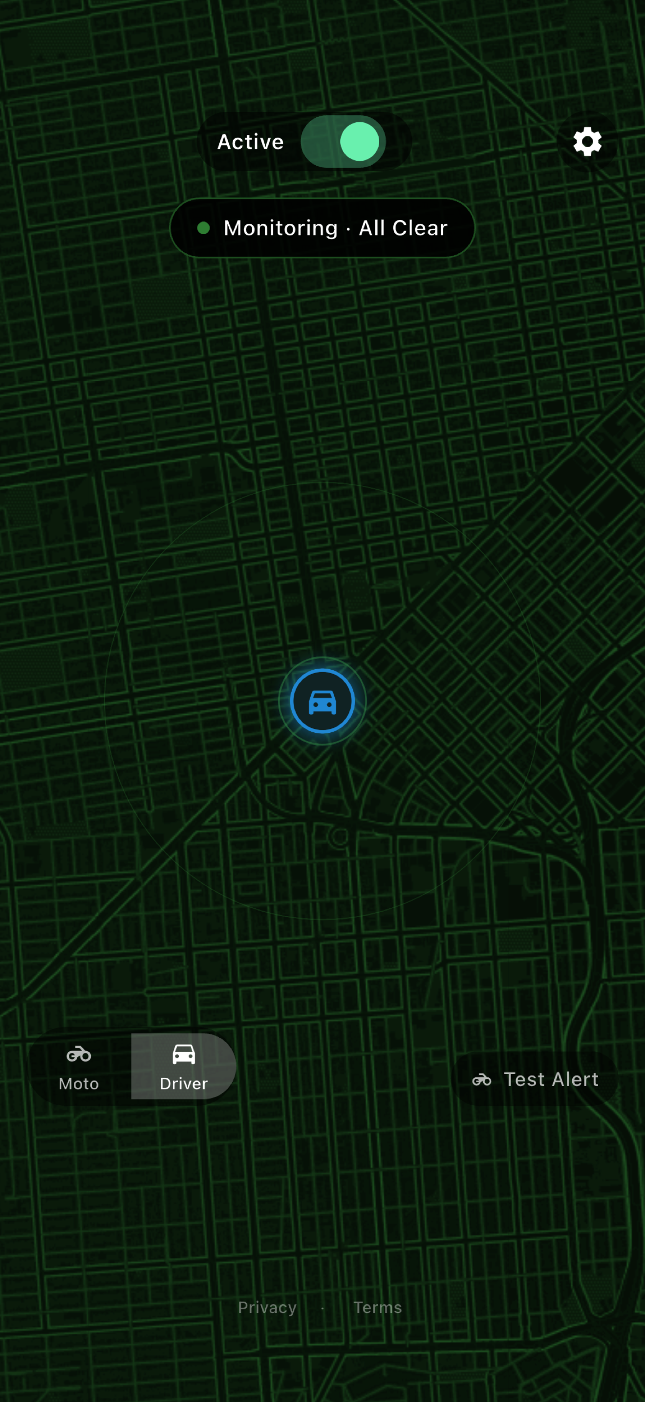 Broadcasting silently. Protected both ways.