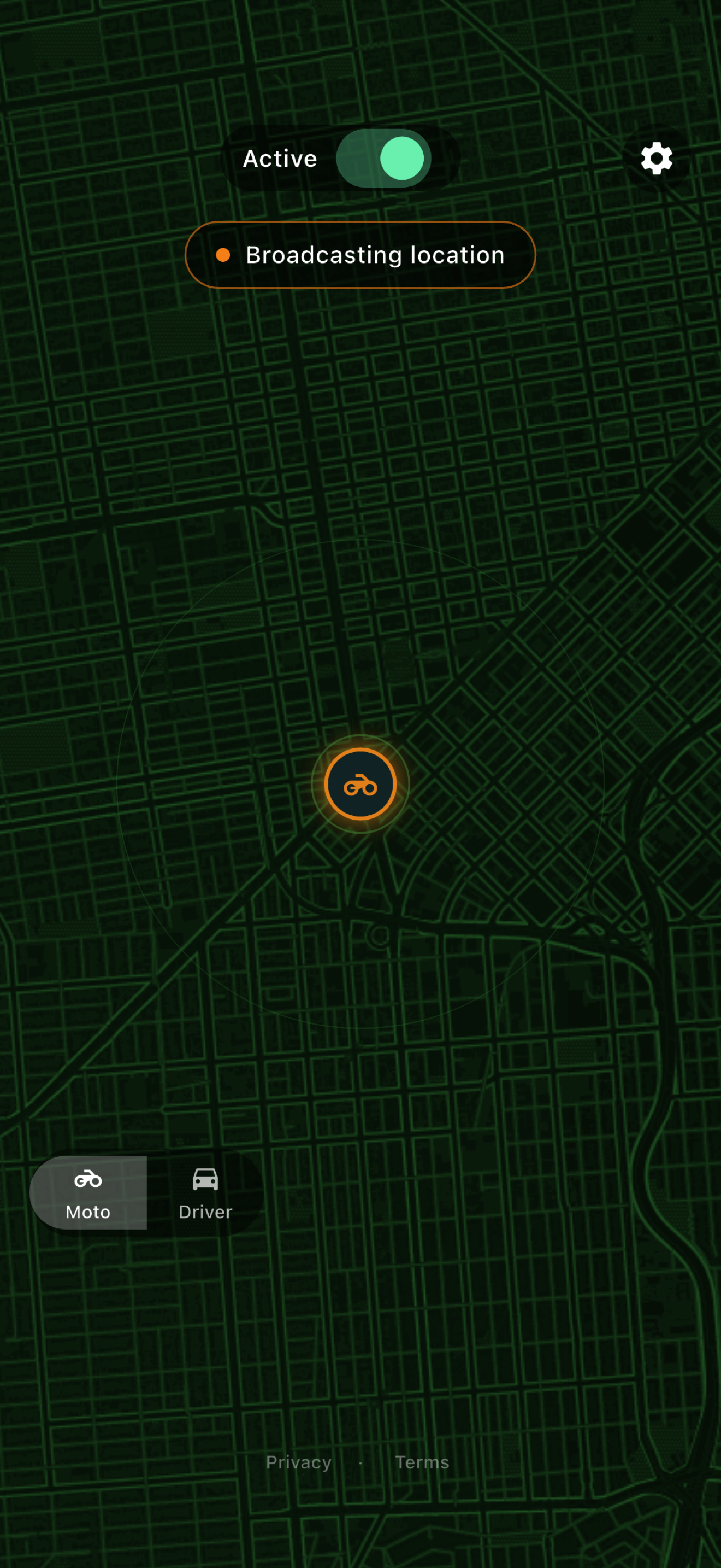 Broadcasting silently. Protected both ways.