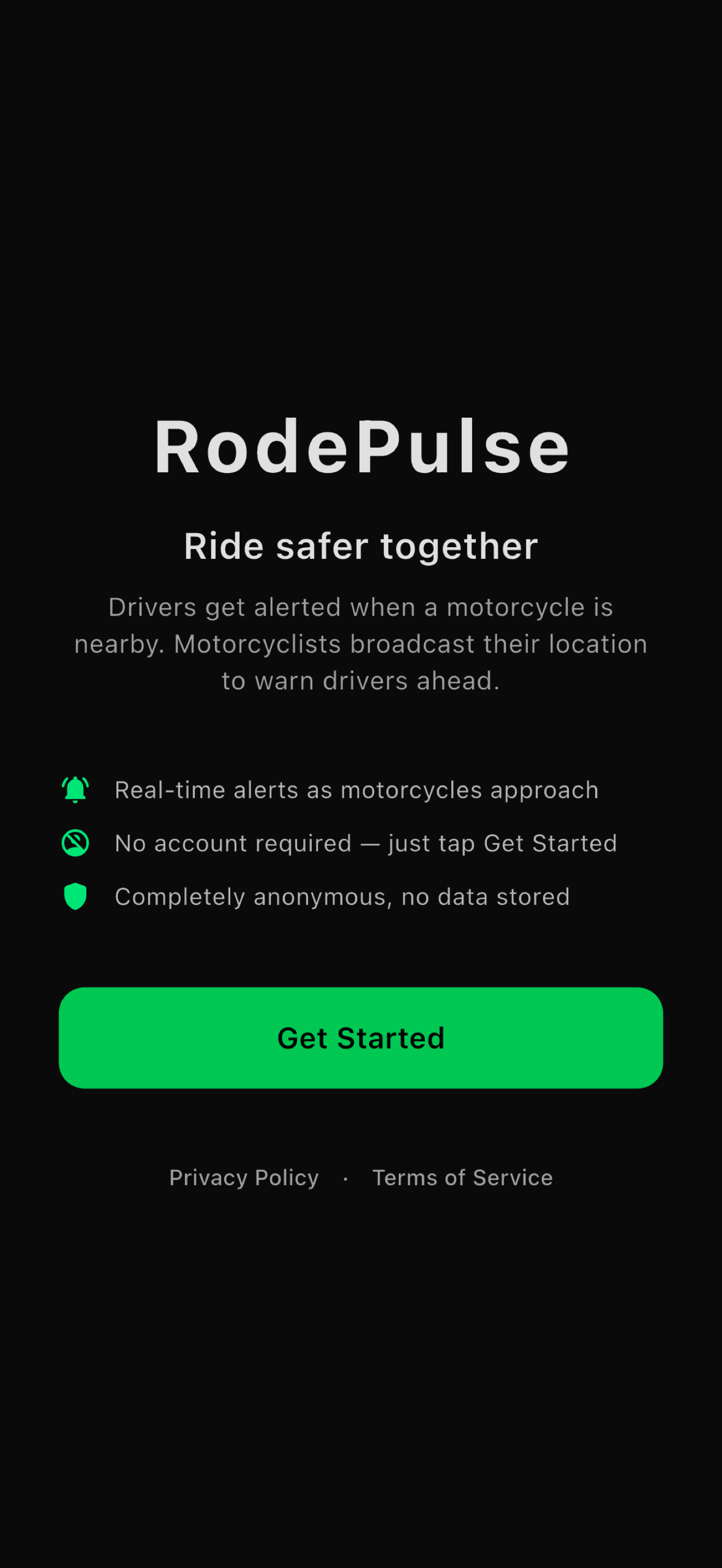 Tune it in. No account needed.